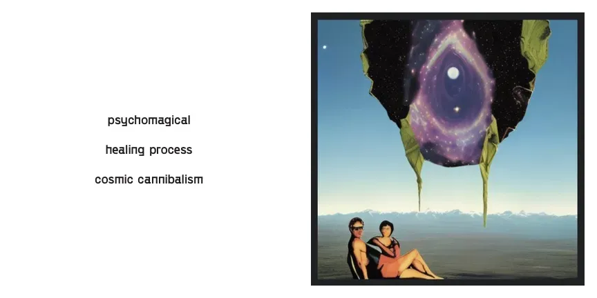 psychomagical / healing process / cosmic cannibalism